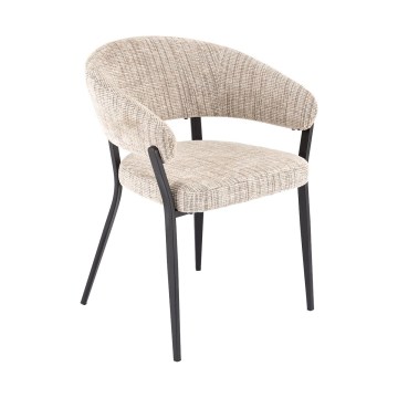 Dining chair LOCUS 1 pc beige