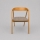Dining Chair LUSO Oak/Brown