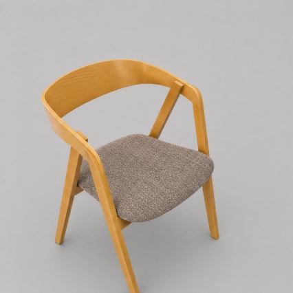 Dining Chair LUSO Oak/Brown