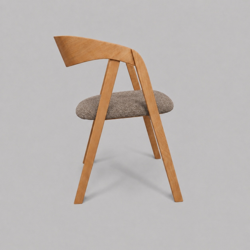 Dining Chair LUSO Oak/Brown