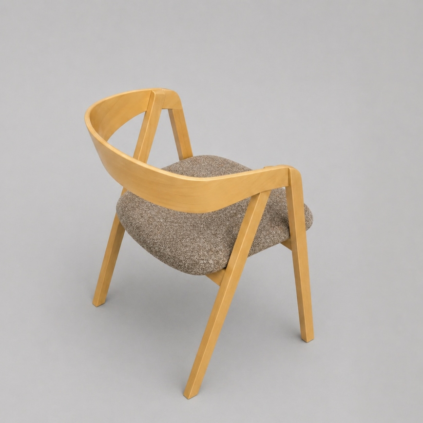 Dining Chair LUSO Oak/Brown