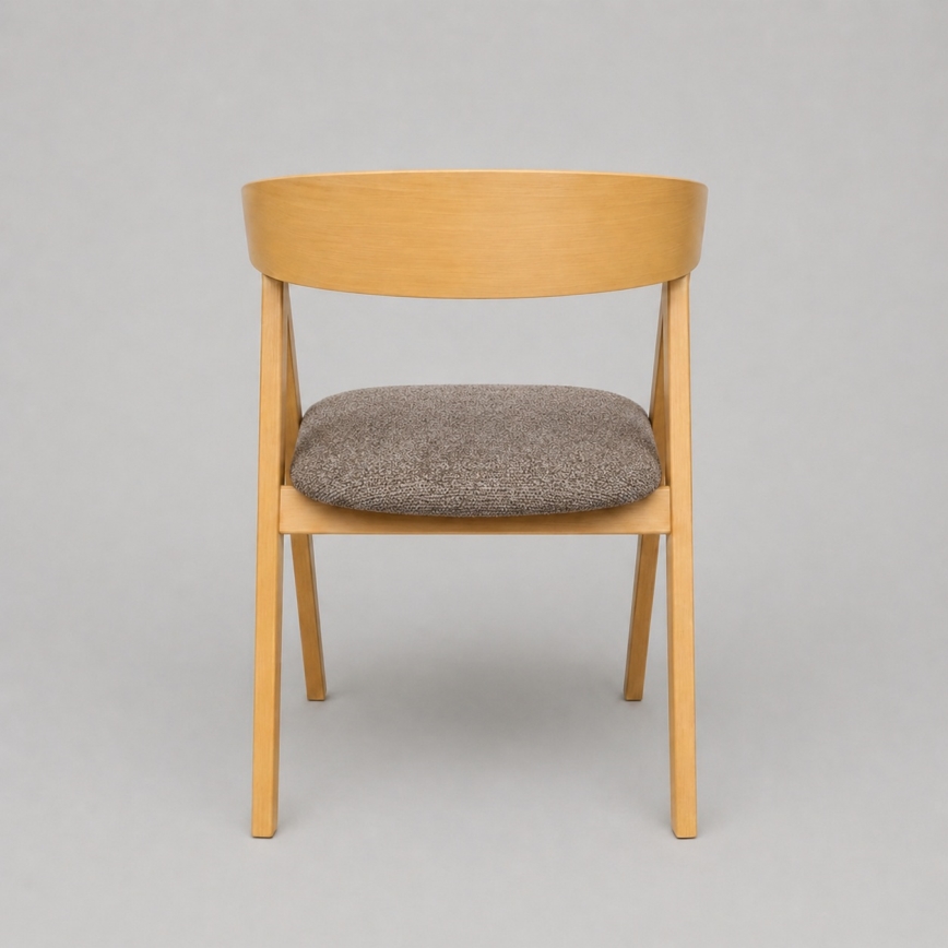 Dining Chair LUSO Oak/Brown