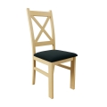 Dining chair NATE oak sonoma/black