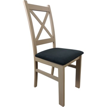 Dining chair NATE oak sonoma/black