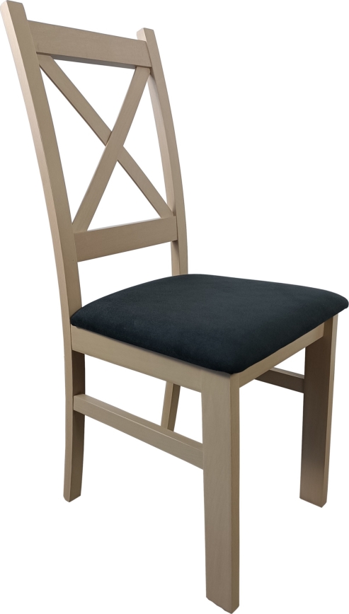 Dining chair NATE oak sonoma/black