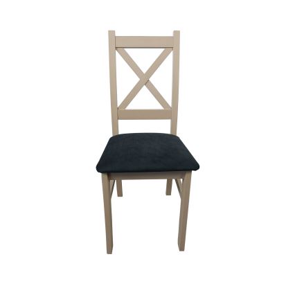 Dining chair NATE oak sonoma/black