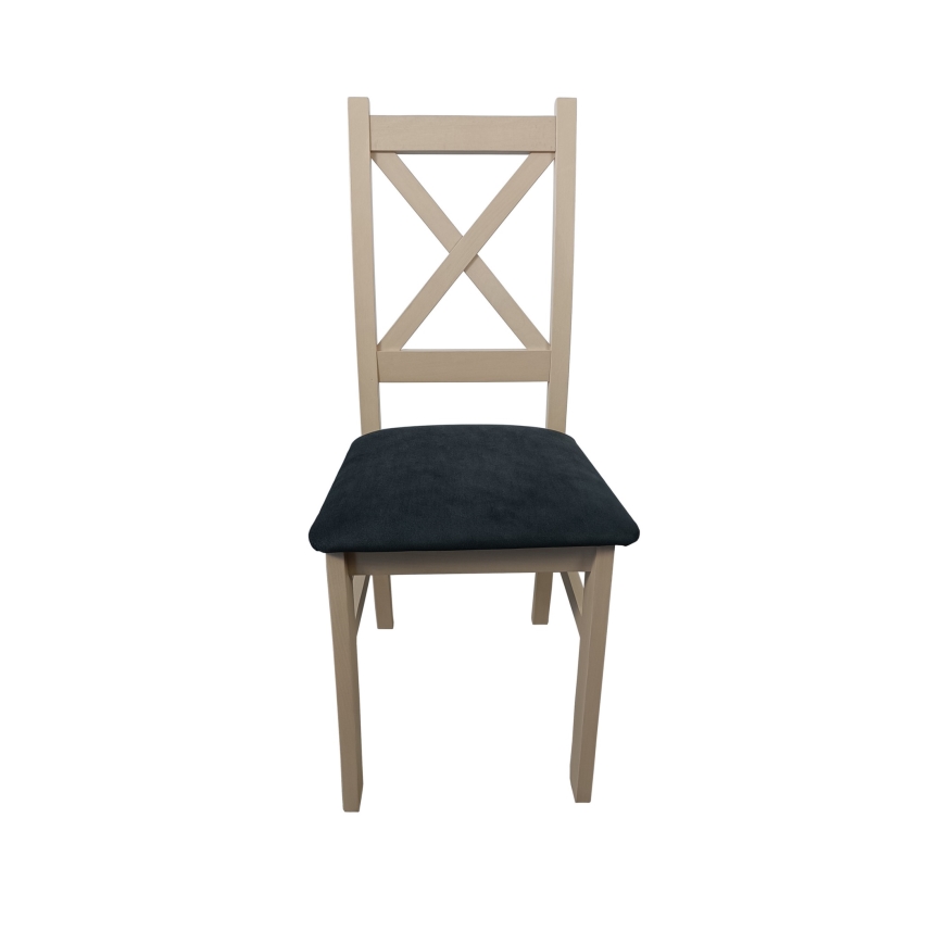 Dining chair NATE oak sonoma/black