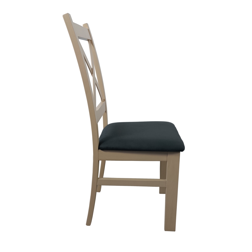Dining chair NATE oak sonoma/black
