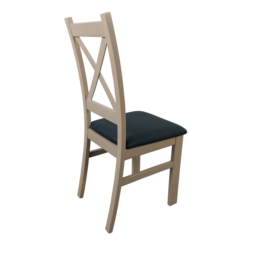 Dining chair NATE oak sonoma/black