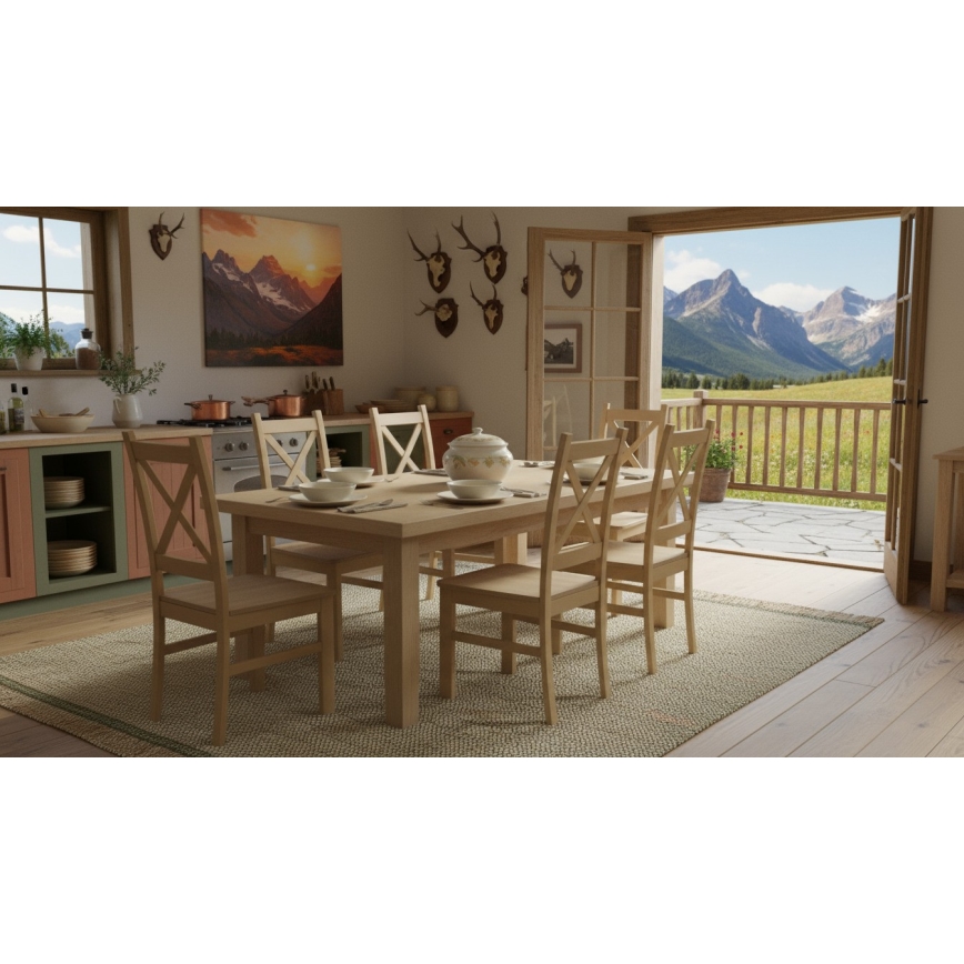 Dining chair NATE oak sonoma