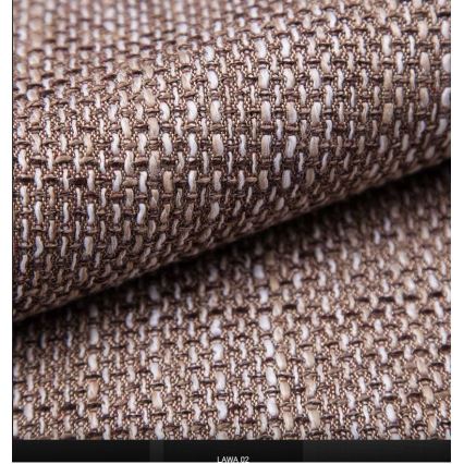 Dining chair NATE white/brown