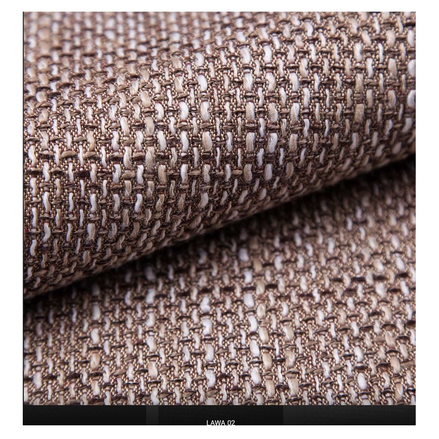 Dining chair NATE white/brown