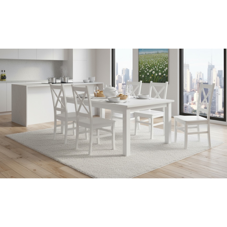 Dining chair NATE white