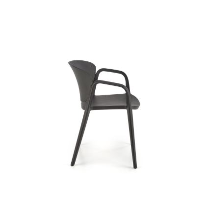 Dining chair RIDUS 1 pc black