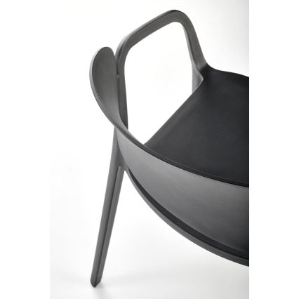 Dining chair RIDUS 1 pc black