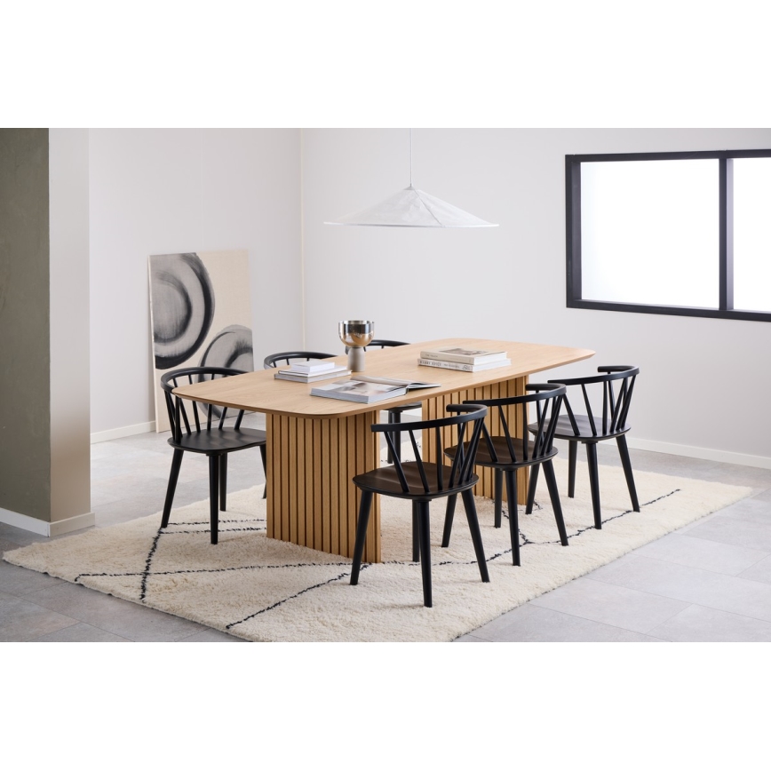 Dining chair RUBY 1 pc black