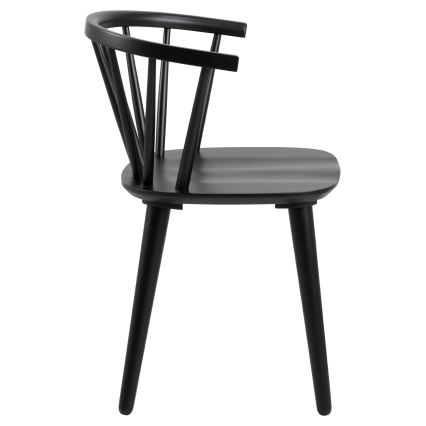Dining chair RUBY 1 pc black