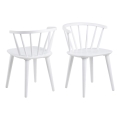 Dining chair RUBY 1 pc white
