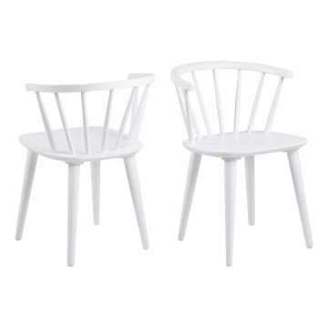 Dining chair RUBY 1 pc white
