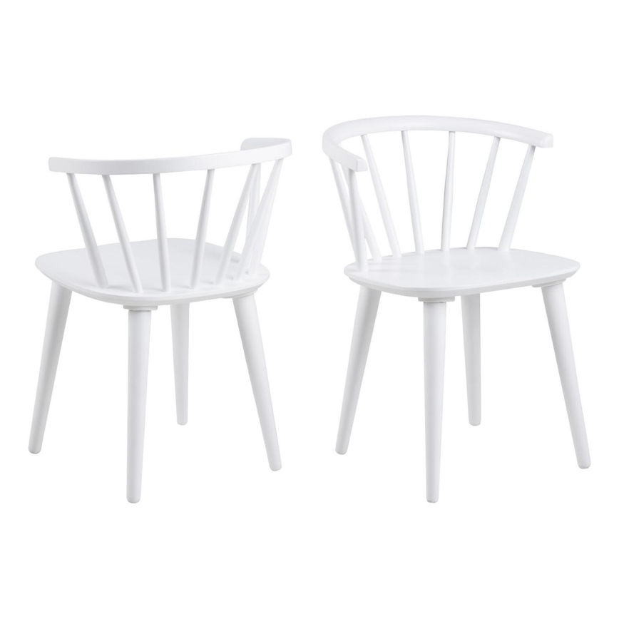 Dining chair RUBY 1 pc white