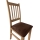 Dining chair SIMON beech/dark brown