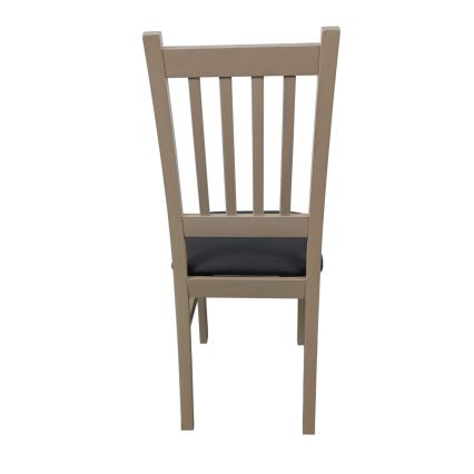 Dining chair SIMON beech/dark grey