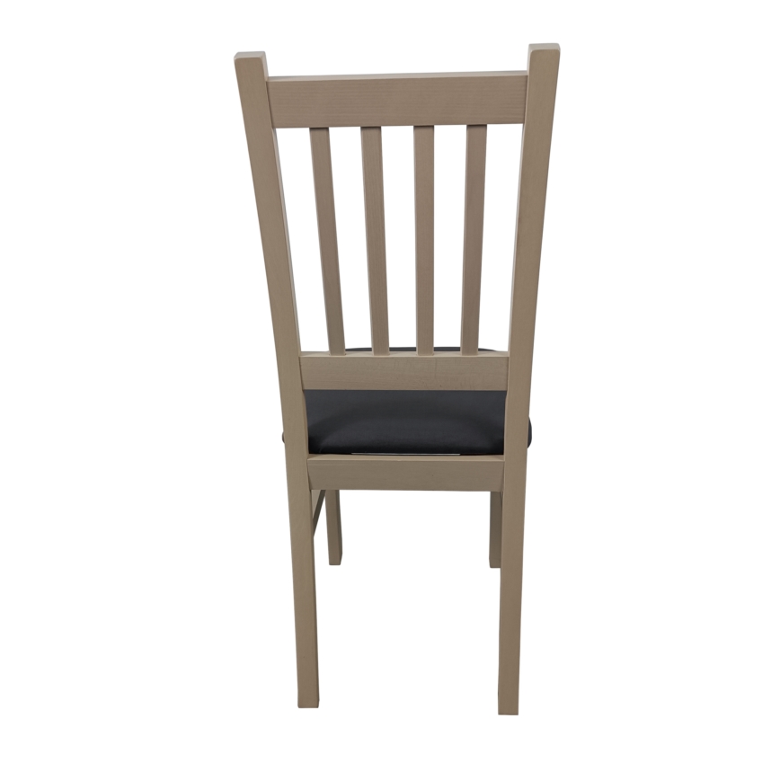 Dining chair SIMON beech/dark grey