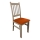 Dining chair SIMON beech/orange