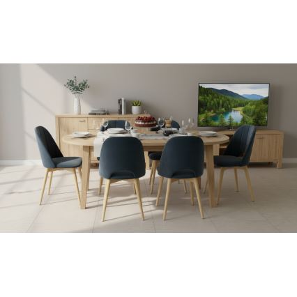 Dining chair THEO dark grey