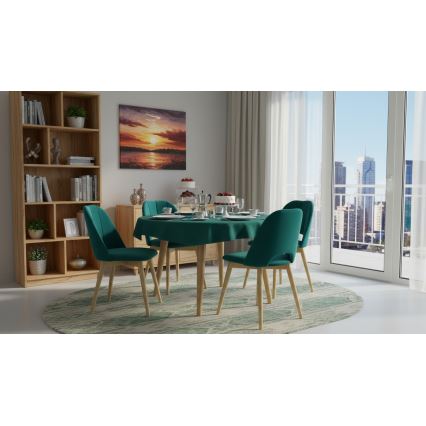 Dining chair THEO turquoise