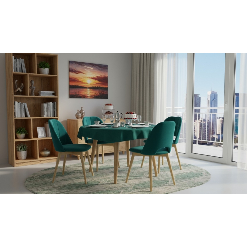Dining chair THEO turquoise