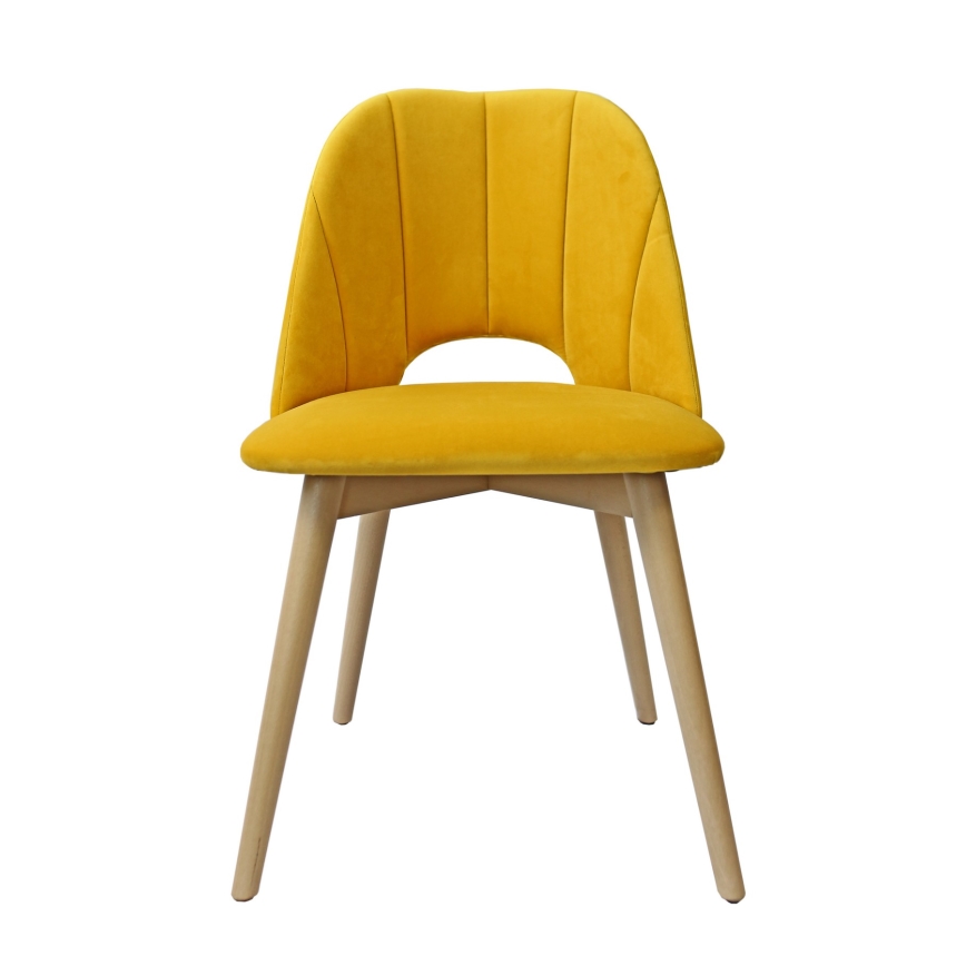 Dining chair THEO yellow