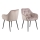 Dining chair with armrests AYLIN 1 pc pink