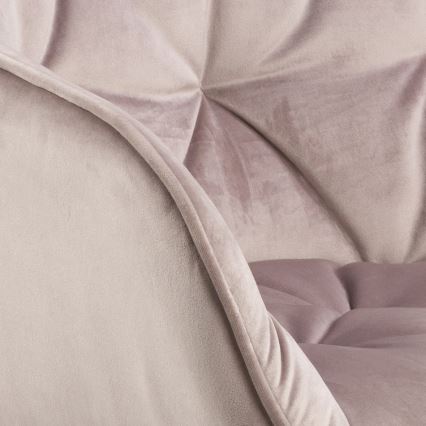 Dining chair with armrests AYLIN 1 pc pink