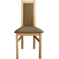 Dining chair ZOE beech/brown