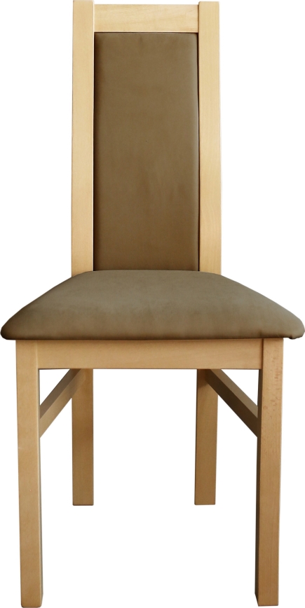 Dining chair ZOE beech/brown