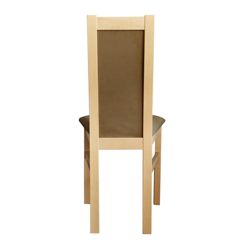 Dining chair ZOE beech/brown