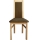 Dining chair ZOE beech/dark brown