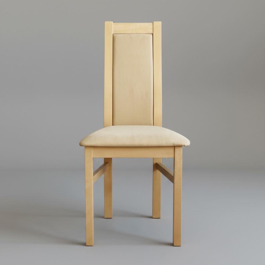Dining chair ZOE Oak/Cream