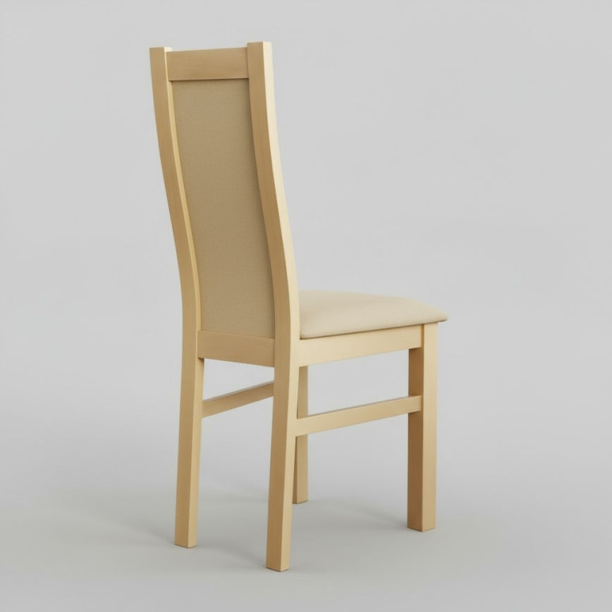 Dining chair ZOE Oak/Cream