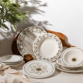 Dining set 24 pcs multicolored/porcelain