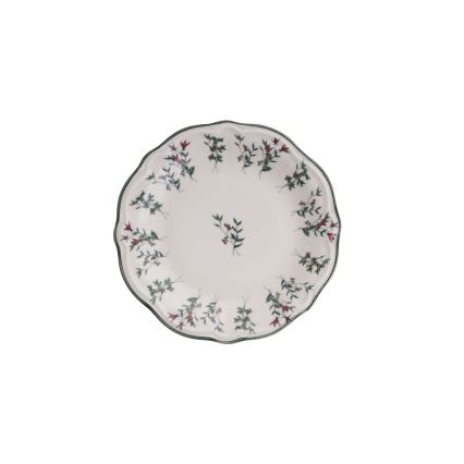 Dining set 24 pcs white/green/porcelain