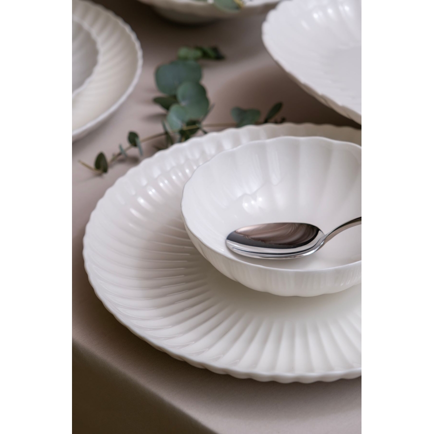 Dining set 52 pcs white/porcelain