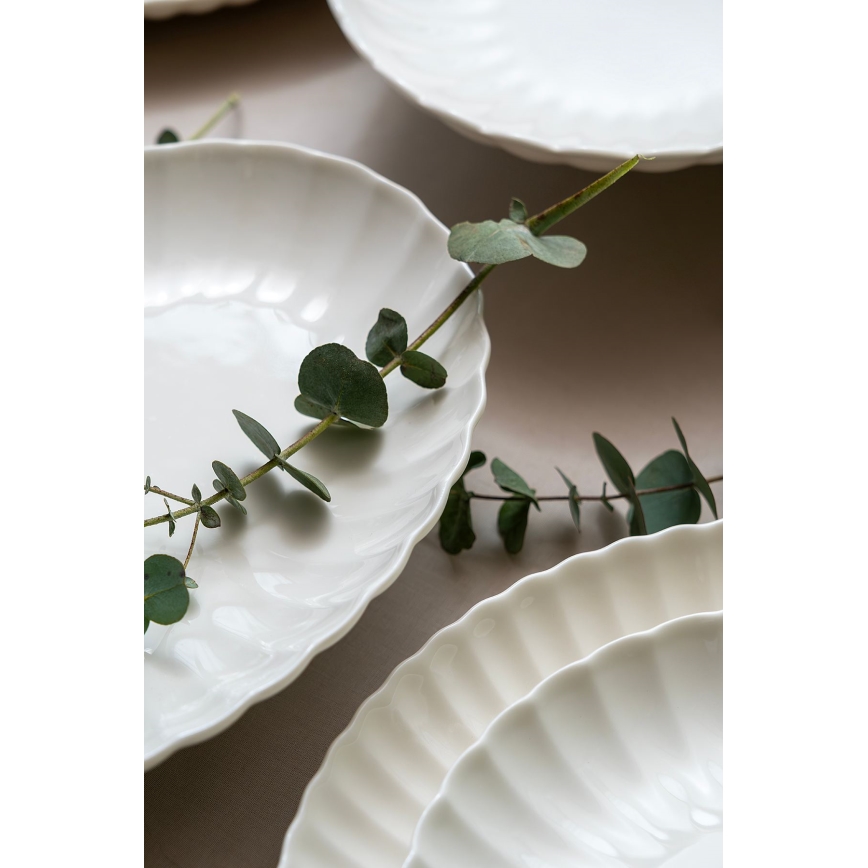 Dining set 52 pcs white/porcelain