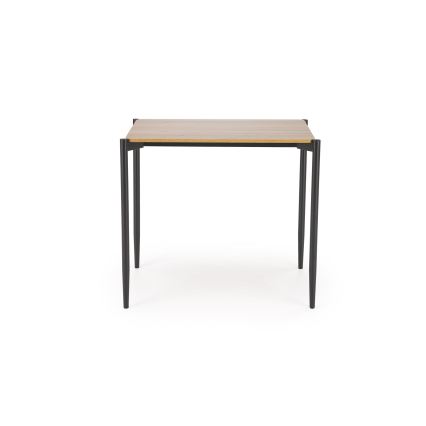 Dining set NANDO 84x54 cm gray/brown/black