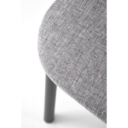 Dining set NANDO 84x54 cm gray/brown/black