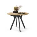 Dining table ARTUR craft oak/black