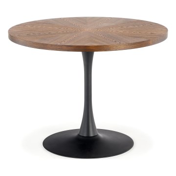 Dining table CARMELO 75x100 cm black/brown