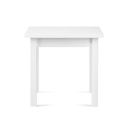Dining table HOSPE 78x80 cm beech/white