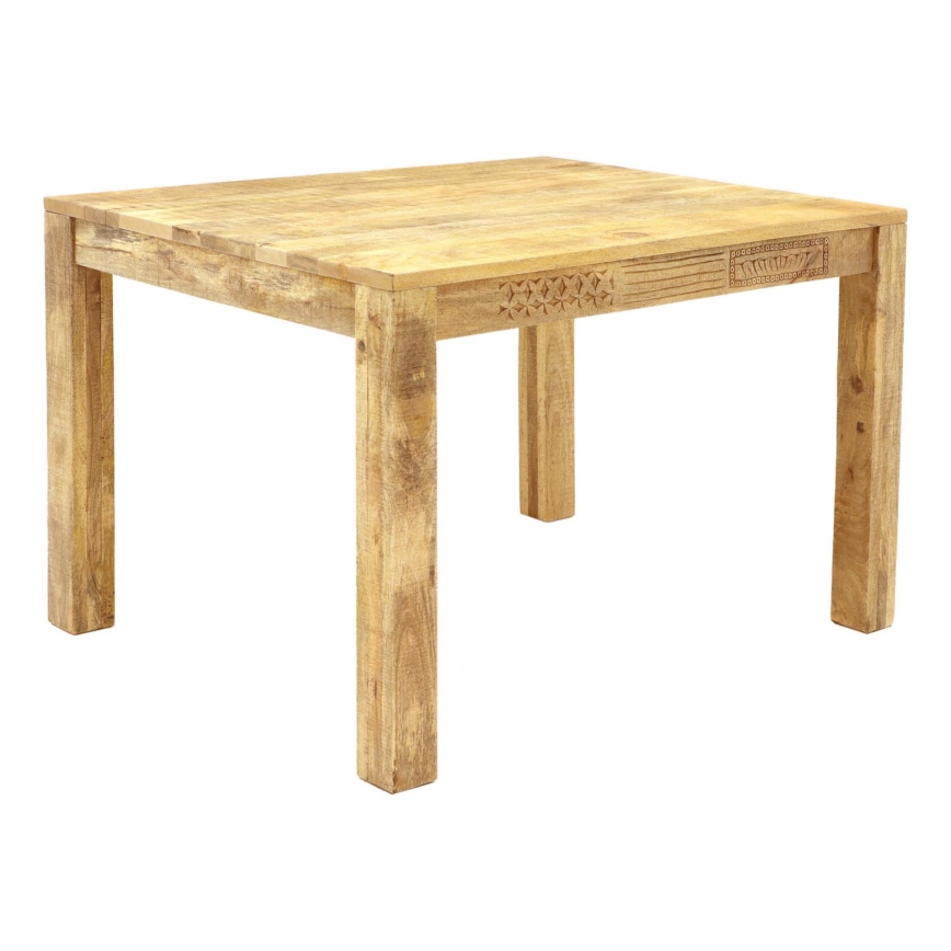 Dining table MANU 120x90 cm solid wood/mango tree